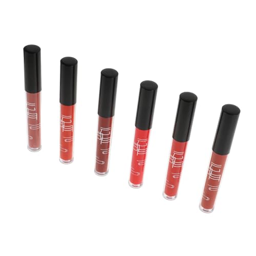 Ipetboom 6stücke Teiliges Set Matte Lippenstift Wasserdichter Langlebiger Lip Gloss Für Täglichen Gebrauch Mattes Finish Für Strahlende Lippen Für Unterwegs von Ipetboom