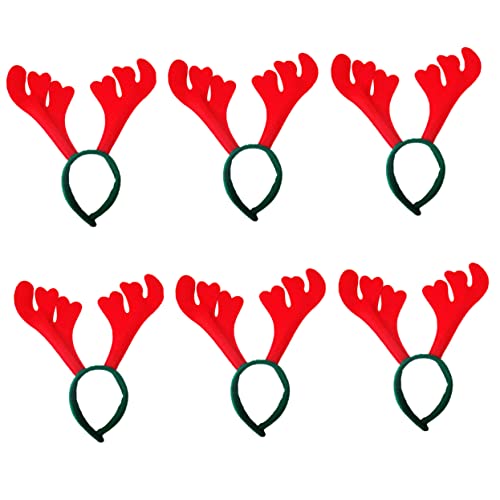 Ipetboom Haarschmuck 6st Weihnachtsdeko Niedlich Tier Fräulein Damen Stirnbänder von Ipetboom