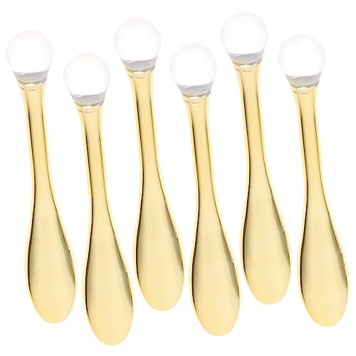 Ipetboom 6stücke Gesichtsmaske Löffel Eyecare Massage Löffel Gesichtscreme Spachtel Effektive Augenpflege Und Gesichtsbehandlung von Ipetboom