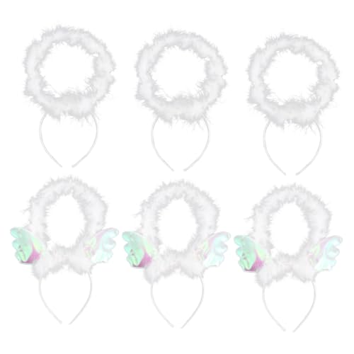 Ipetboom 6stücke Haarband Kopfschmuck Verkleidungs-kopfschmuck Cosplay-requisiten Performance-haar Stirnband Zubehör Für Kostümbälle Halloween Geburtstagsfeiern von Ipetboom