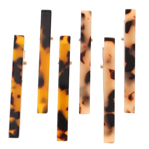 Ipetboom 6stücke Haarspangen Mit Druckdesign Acetat-acryl Leicht Und Robust Für Damen Und Verschiedene Frisuren Zum Stylen Und Abteilen von Ipetboom