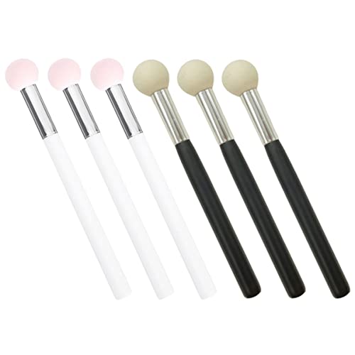 Ipetboom 6stücke Make-up-schwammstift Mit Griff Für Concealer Und Puder Make-up-tools Für Damen Praktisch Für Zuhause Und Schönheitssalon von Ipetboom