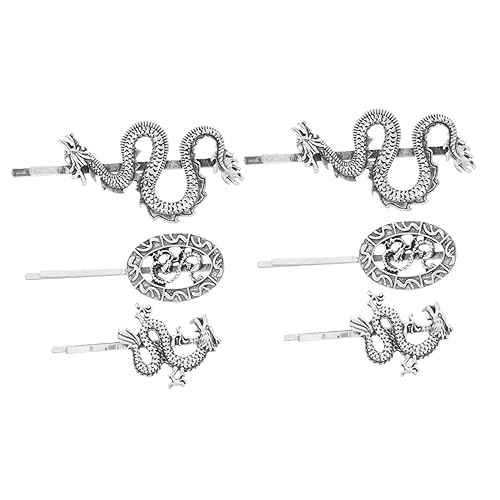 Ipetboom 6stücke Metall Drachen Haarspange Punk Haarstift Bobby Pins Mädchen Haarnadeln Retro Haar Accessoires Für Party Und Alltag von Ipetboom