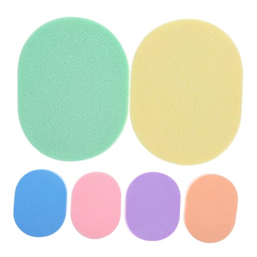 Ipetboom 6stücke Wiederverwendbarer Gesichtsschwamm Zum Peelen Make-up-entferner Gesichtsreinigungspads Aus Kompaktem Material Für Sanfte Hautpflege von Ipetboom