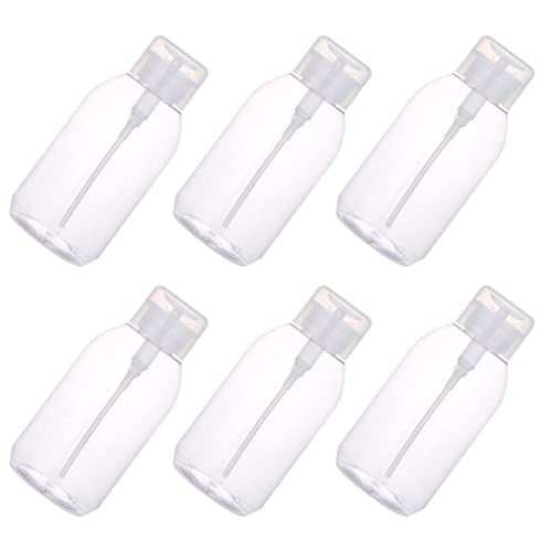 Ipetboom 6stücke Pressflasche Nagellackentferner Make-up Entferner Dispenser Leere Pressflasche Kosmetikentferner Für Täglichen Gebrauch Und Unterwegs von Ipetboom