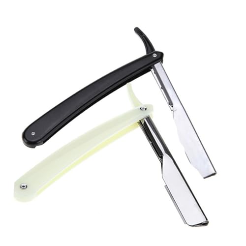 Ipetboom 6stücke Teiliges Vintage Rasierer Für Männer Handrasierer Mit Weißen Und Schwarzen Haltern Für Bart Und Augenbrauenschneiden Klingen Manuell Bedienbar Sicher Und Einfach Zu von Ipetboom