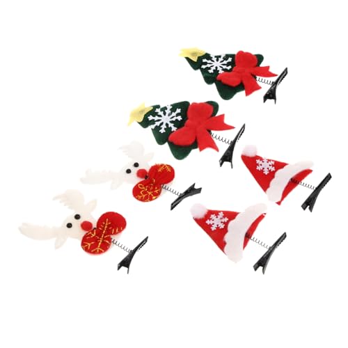 Ipetboom 6stücke Teiliges Weihnachts-haarspangen Lustige Handgefertigte -haarclips Für Festliche Outfits Für Damen Weihnachtsaccessoires von Ipetboom