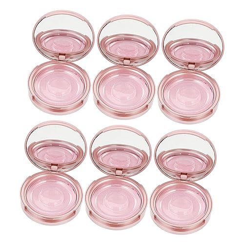 Ipetboom 6stücke Wimpern-organizer Mit Spiegel Wimpern-aufbewahrungsbox Glitzer-wimpernetui Für Make-up-liebhaberinnen Kosmetikerinnen Und Schönheitssalons von Ipetboom