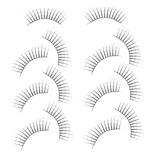 Ipetboom 7 Paare Halloween Wimpern Selbstklebend Spinnen-netz Design Extravaganter Cosplay Falsche Wimpern Für Frauen Künstlerische Bühnen-makeup Accessoires Party von Ipetboom