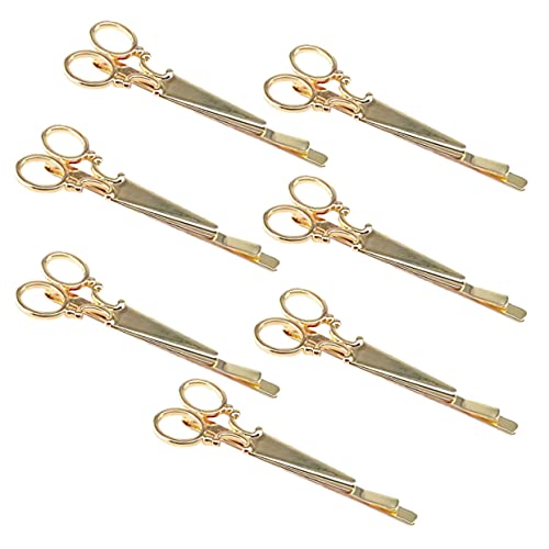 Ipetboom Vintage Haarklammern 7 Stück Scheren Haarclips Für Damen Hochzeits Haarschmuck Gold Haarspangen Für Verschiedene Frisuren Accessoire Für Partys Und Feste von Ipetboom