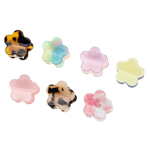 Ipetboom 7 Stück Haarspangen Mit Blumen Mini-clips Für Mädchen Jungen Und Mädchen Kleinkinder Leuchtende Farben Haar-accessoires von Ipetboom