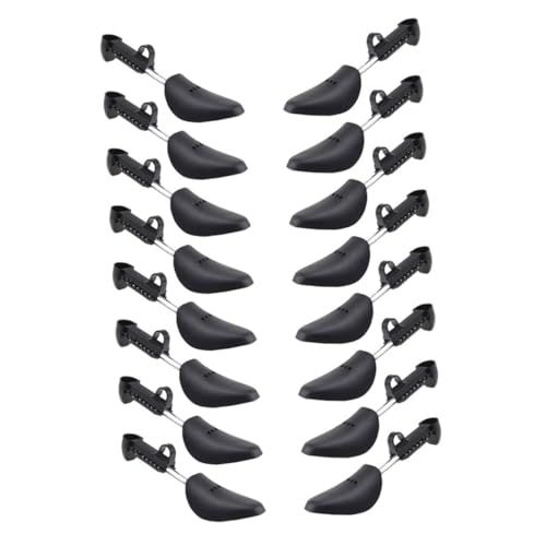 Ipetboom 8 Paare Verstellbare Schuhspanner aus Kunststoff Leichte Tragbare Schuhformer für Damen Sneaker und Stiefel Verhindert Faltenbildung und Schuhverformung Deformations Schutz von Ipetboom