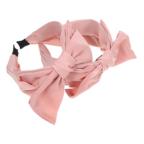 Ipetboom 8 Stk Schleife Stirnband Haargummi Mit Schleife Stirnband Mit Kreuzknoten Hijab Für Mädchen Satingefütterte Turbane Für Damen Rosa Polyester-spandex Kopfbedeckung Haare Drücken von Ipetboom