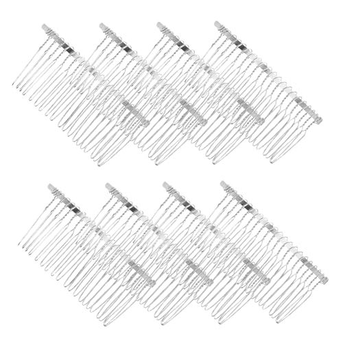 Ipetboom 8-teiliges Französisches Vintage-haarkamm-set Für Bräute Seitliche Haarspangen Aus Metall Mit 20 Zähnen Schleier-accessoires Für Hochzeit Abschlussball Formelle Anlässe von Ipetboom