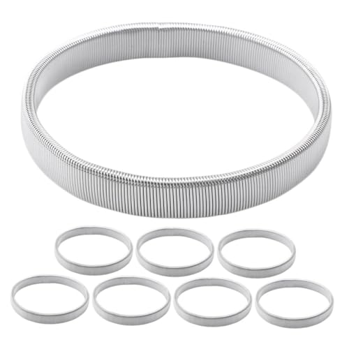Ipetboom 8stücke Pack Elastische Ärmelhalter Verstellbare Armstrumpfbänder Aus Metall Dehnbare Hemdärmelbänder Für Herren Und Damen von Ipetboom