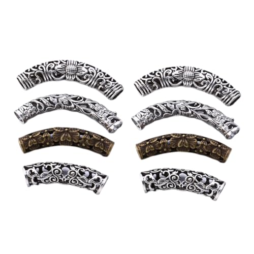 Ipetboom 8 Stück Teiliges Vintage Haarperlen für Zöpfe und Dreadlocks Dekorative Haarringe aus Robustem Material Vielseitiges Haarschmuck Zubehör für Frauen und Männer für Festivals und Ipetboom 8 Stück Teiliges Vintage Haarperlen für Zöpfe und Dreadlocks Dekorative Haarringe aus Robustem Material Vielseitiges Haarschmuck Zubehör für Frauen und Männer für Festivals und von Ipetboom