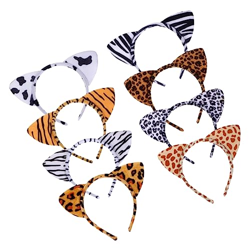 Ipetboom 8stücke Kopfschmuck Für Halloween Stirnbänder Ohr Haarreif Tier Stirnband Cosplay Party Accessoires Aus Strapazierfähigem Material Für Kostümpartys Karneval Konzerte Hochzeitsfeier von Ipetboom