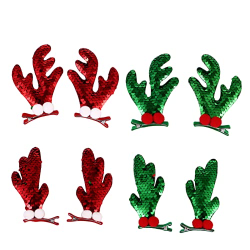 Ipetboom 8stücke Teiliges Weihnachts-haarclip Mit Niedlichen Antlers Und Für Mädchen Für Und Feiertagsfeiern Farbenfrohes Haarschmuck-design Für Festliche von Ipetboom
