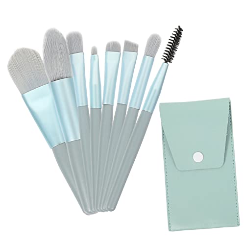 Ipetboom Make up Pinsel 8 Stück Kleiner Kosmetikpinsel Für Puder Und Rouge Langlebige Holzgriffe Für Reisen Und Tägliches Make up Für Frauen Professioneller Pinsel Für Gesichts von Ipetboom