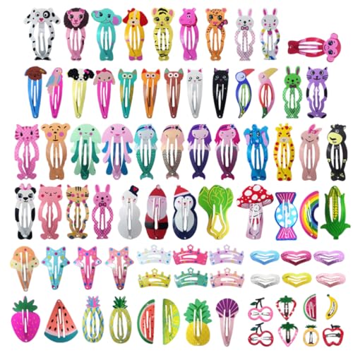 Ipetboom 80stücke Teiliges Bunter Haarclips Für Mädchen Süße Haarschmuck-accessoires Aus Robustem Material Für Alltag Festlichkeiten Und Partys von Ipetboom