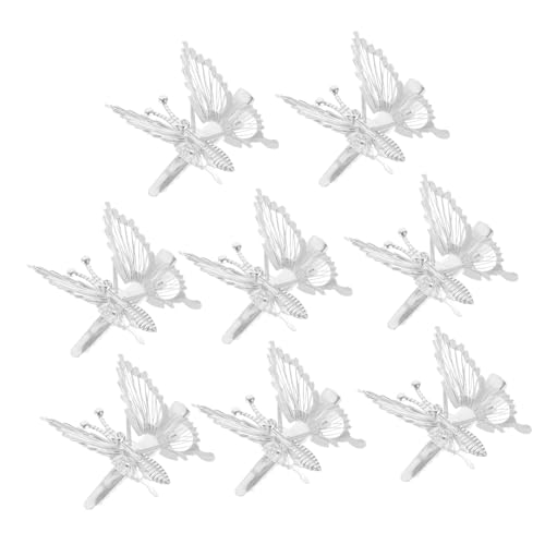 Ipetboom 8stücke Teiliges Schmetterling Haarklammern Für Damen Kreative Haaraccessoires Für Haartypen Wunderschönes Design Für Jeden Anlass von Ipetboom