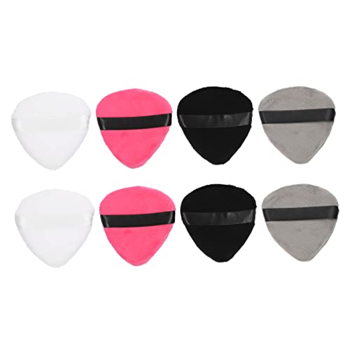 Ipetboom 8stücke Wasserfall-förmige Make-up-pads Sanfte Und Bequeme Puderquasten Für Gesicht Make-up-werkzeug Für Frauen Und Mädchen Farben von Ipetboom