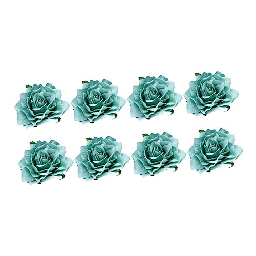 Ipetboom 8St rosafarbene Haarspange Hochzeit Haarschmuck Geschenke Rosen-Haarspange Haarklammer Haarspangen Frauen Stoffdekoration rosa Kleidernadel die Blumen Stift Prinzessinenkleid Braut von Ipetboom