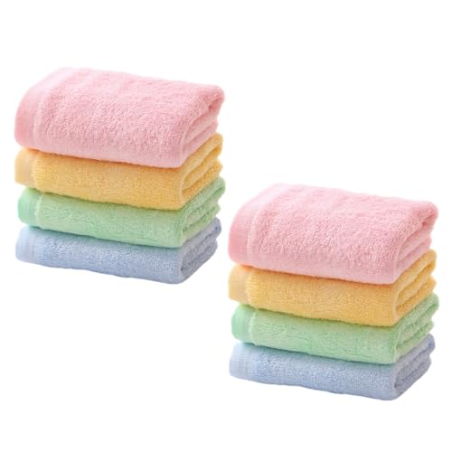 Ipetboom 8stücke Pack Saugfähige Gesichtstücher Für Junge Mädchen Und Junge Mädchen Weiche Handtücher Zum Körperwaschen Schnelltrocknende Waschlappen Für Gesicht Und Haut von Ipetboom