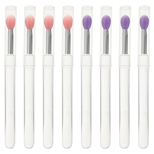 Ipetboom 8stücke Teiliges Silikon-applikatoren Für Lippenmaske Und Lidschatten Transparente Anwendung Für Einfaches Makeup Und Präzise Farbabgabe von Ipetboom