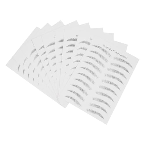 Ipetboom 9blätter Augenbrauenaufkleber Kosmetik Für Falsche Augenbrauen Ähnliche Aufkleber Imitieren Gefälschte Temporäre Tattoos von Ipetboom