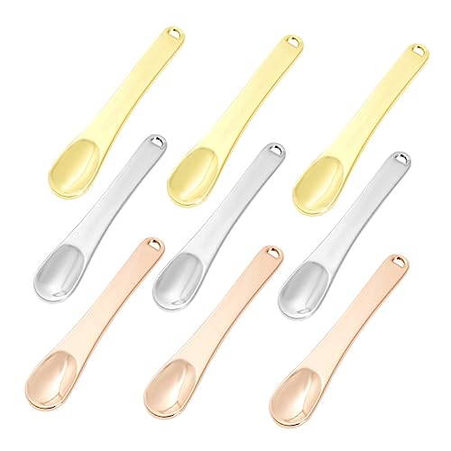 Ipetboom 9stücke Make-up Löffel Aus Metall Für Gesichtscreme Augencreme Und Maskenapplikation Kosmetikzubehör Für Hautpflege von Ipetboom