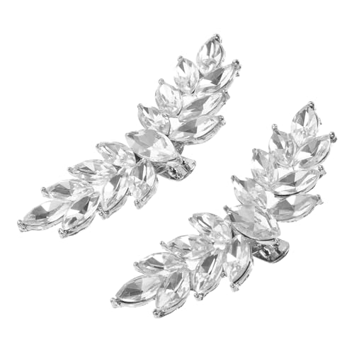 Ipetboom Abnehmbare Schuhclips Legierung Strass Schuhschnallen für Damen Vielseitiges Schuhzubehör für Pumps Sandalen Stiefel Hochzeit und Party von Ipetboom