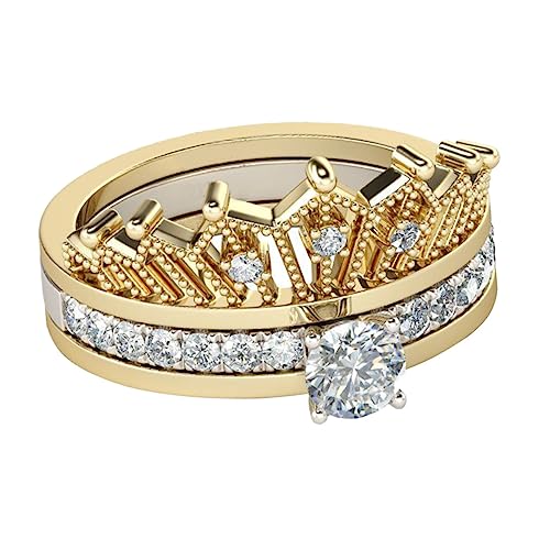 Ipetboom Abnehmbarer Damenring mit Design und Funkelnden Zirkonia Leichter Schmuck Silber Verstellbarer Finger Deko Ring für Besondere Anlässe und Alltag von Ipetboom