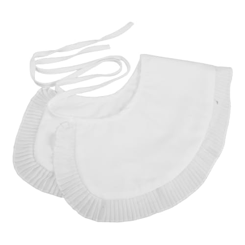 Ipetboom Abnehmbarer Fake Collar Rundhalsausschnitt Damen Polyester Modeaccessoire unter Pullovern Kleidern Blusen Weicher Vielseitig Kombinierbar Modischer Kragenaufsatz von Ipetboom