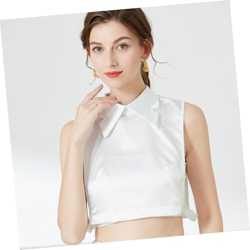 Ipetboom Abnehmbarer Falscher Kragen für Damen Weicher Bequemer Blusenkragen mit Klassischem Spitzen design Vielseitiges Mode accessoire für Anspruchsvolle Outfits und Stilvolle von Ipetboom