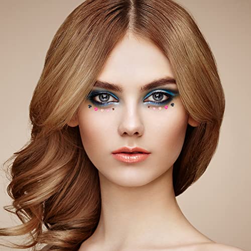 Ipetboom Acryl-aufkleber für Gesicht Schmuck Glitzer Augen Körper Edelsteine Kristall-aufkleber für Nagelkunst von Ipetboom