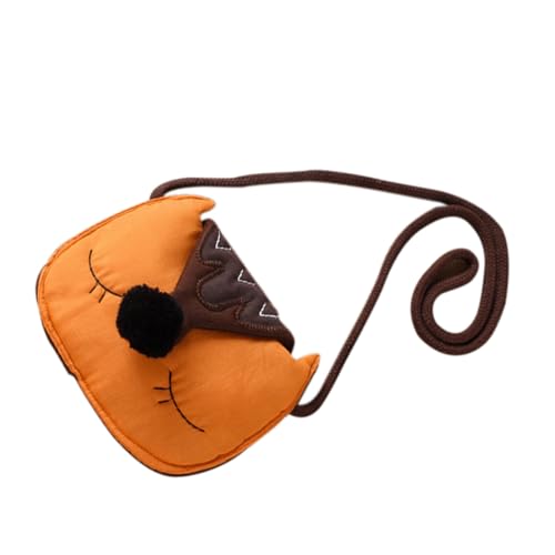 Ipetboom Adorable Fox Cartoon Umhängetasche Stilvolle Kosmetiktasche Münzbeutel Für Damen Reise-Container Aus Baumwolle Perfektes Für Geburtstage Und Freunde von Ipetboom
