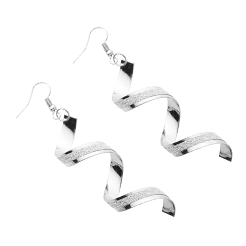 Ipetboom All Match Ohrhänger Spirale Geometrische Form Damen Ohrschmuck Silber Leicht und Langlebig Alltagsschmuck von Ipetboom