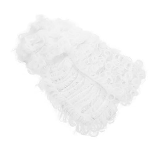 Ipetboom Anwaltsperücke Halloween Büro Richter Rechtsanwalt selbst Blau Bühnenperformance-Perücke Perücke für Party lange Perücke Kostüm Herrenperücke chemische Faser Weiß von Ipetboom