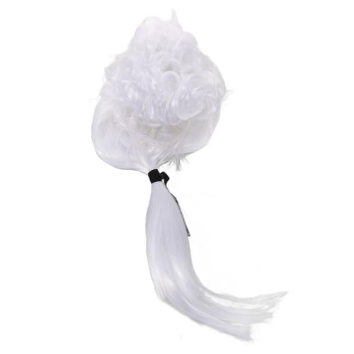 Ipetboom Richter Perücke Cosplay Party Perücke Für Männer Bühnenperücke Kostümperücke Anwaltshaarteil Herrenkopfschmuck von Ipetboom