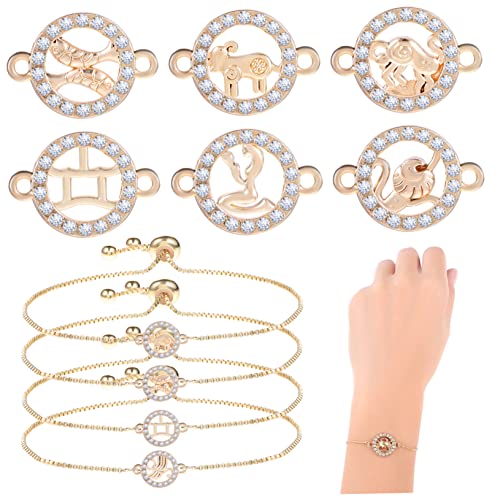 Ipetboom Armband Kette Schnalle Charms Armband Anhänger Kette Zarte Charms Armbanddekor Bastelset Handgelenksketten von Ipetboom