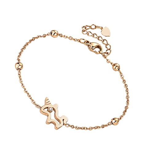 Ipetboom Armband Vergoldetem Titanstahl Zierliches Handgelenkschmuck für Frauen Langlebig Besondere Anlässe Schmückt mit Charmanten Details von Ipetboom