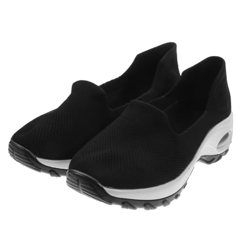 Ipetboom Atmungsaktive Damen Slipper mit Flachem Schnitt rutschfest Elastisch und Leichte Freizeit Halbschuhe für Jahreszeiten für Shopping und Reisen von Ipetboom