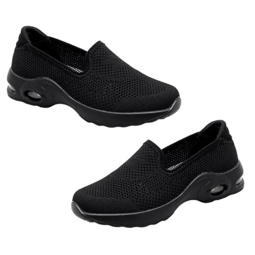 Ipetboom Atmungsaktive Damen Sportschuhe mit Luftpolster rutschfest Leicht und Slip Design für Fitness Laufen und Freizeit und Strapazierfähige Laufschuhe für Frauen von Ipetboom