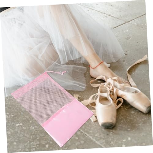 Ipetboom Schuhbeutel Für Tanzschuhe Mit Kordelzug Atmungsaktiv Und Praktisch Für Damen Und Mädchen Zur Aufbewahrung Von Ballettschuhen von Ipetboom