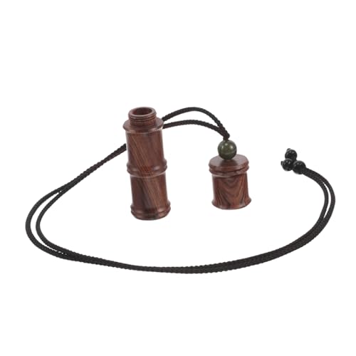 Ipetboom Vintages Holz-nackenkettenpendant Für Damen Mit Öffnbaren Aufbewahrungsvial Elegante Ethno-halskette Mit Kordel Einzigartiger Natürlicher Schmuck Für Stilvolle Frauen von Ipetboom