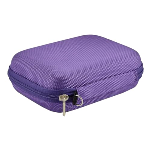 Ipetboom Koffer Aufbewahrungsbeutel Für Ätherische Öle Rollflaschen-Organizer Aufbewahrungsbox Für Ätherische Öle Tragetasche Für Rollflaschen Violett Lackleder Reisen Mini Stock Tragbar von Ipetboom