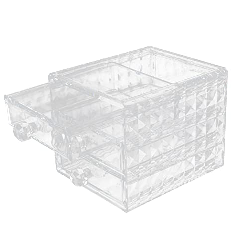 Ipetboom Aufbewahrungsbox Für Kosmetik Transparente Acrylbox Schmuckbehälter Mit Make-up-organizer Für Haushalt Kosmetiketui Mit Deckeldesign Platzsparend Und Dekorativ von Ipetboom