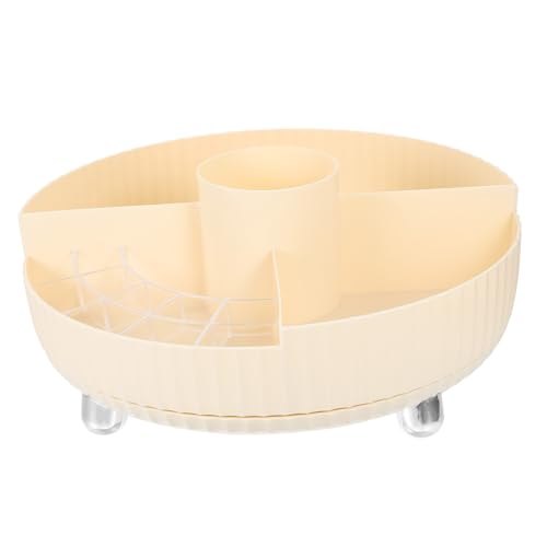 Ipetboom Drehbarer Make-up Organizer Multifunktionale Kosmetikaufbewahrung Für Schminktisch Und Bad Für Pinsel Lippenstift Und von Ipetboom