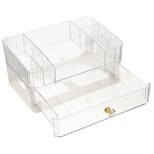 Ipetboom Aufbewahrungskiste Badezimmer-Organizer-Arbeitsplatte Kosmetik Vorratsbehälter Make-up Pinsel Organizer für Make-up-Pinsel Eingangsfall Schublade Container Regal von Ipetboom